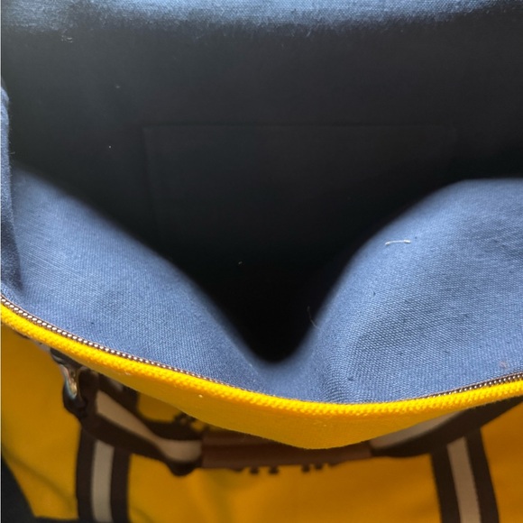 Rebecca Ray Mary Ann Yellow Tote with Rabbit Design - Picture 4 of 4